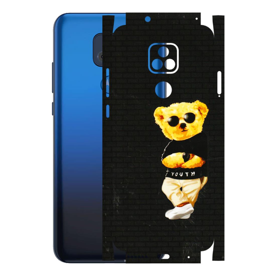Motorola Phone Skins (All Models) - Classy Teddy Bear - 3D Embossed Finish (L-116) Motorola Moto G Play