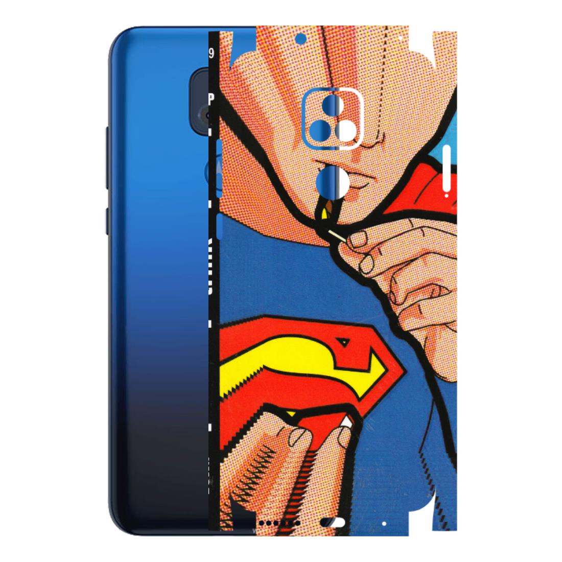 Motorola Phone Skins (All Models) - Superman Sutta - 3D Embossed Finish (L-130) Motorola Moto G Play