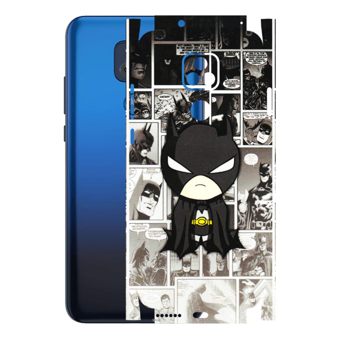 Motorola Phone Skins (All Models) - Toon Batman - 3D Embossed Finish (L-182) Motorola Moto G Play