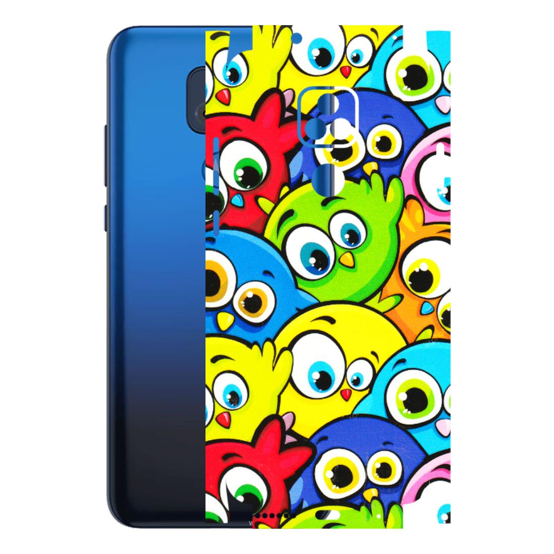 Motorola Phone Skins (All Models) - Cute Fluffy Birds - 3D Embossed Finish (L-213) Motorola Moto G Play