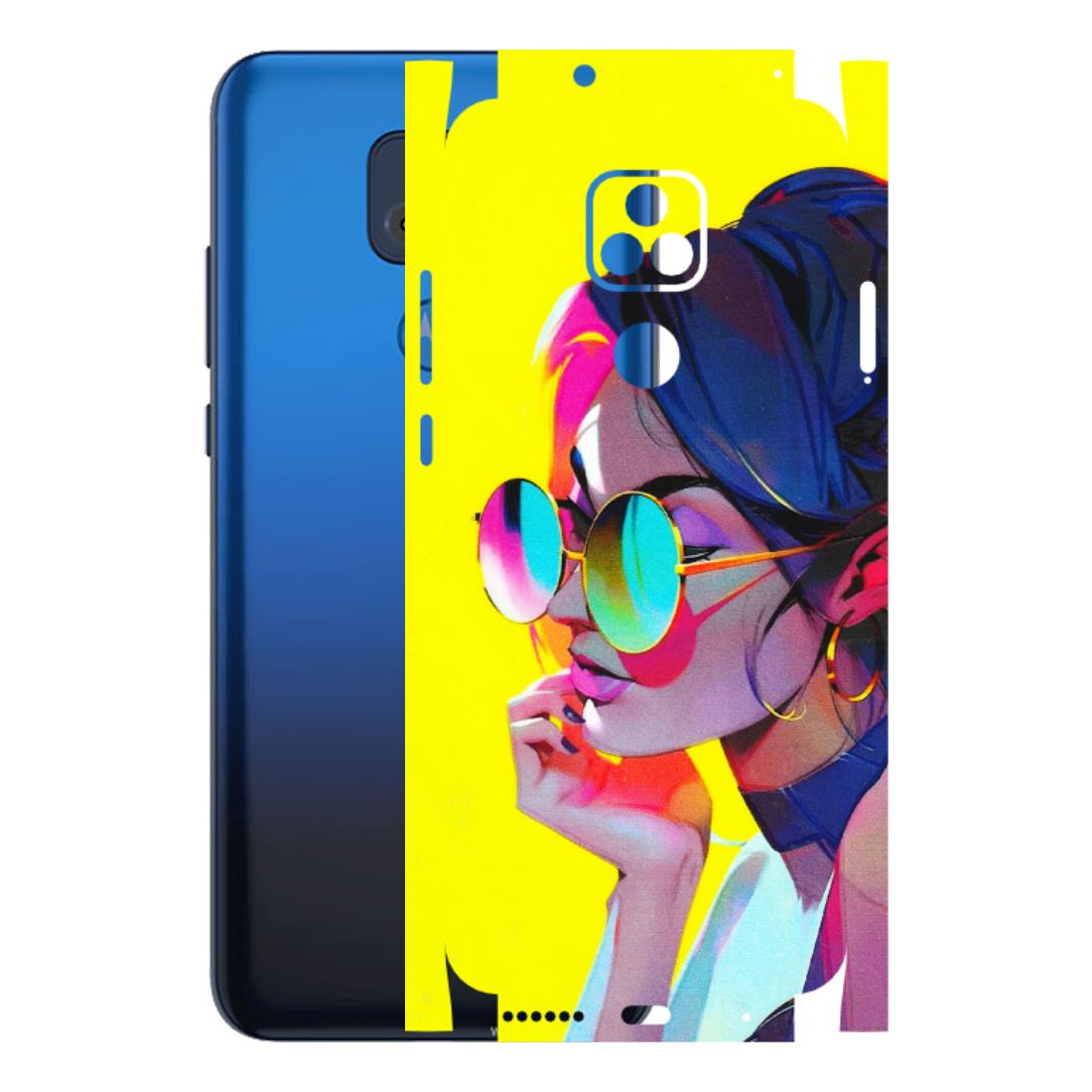 Motorola Phone Skins (All Models) - Bold Stylish Girl - 3D Embossed Finish (L-222) Motorola Moto G Play