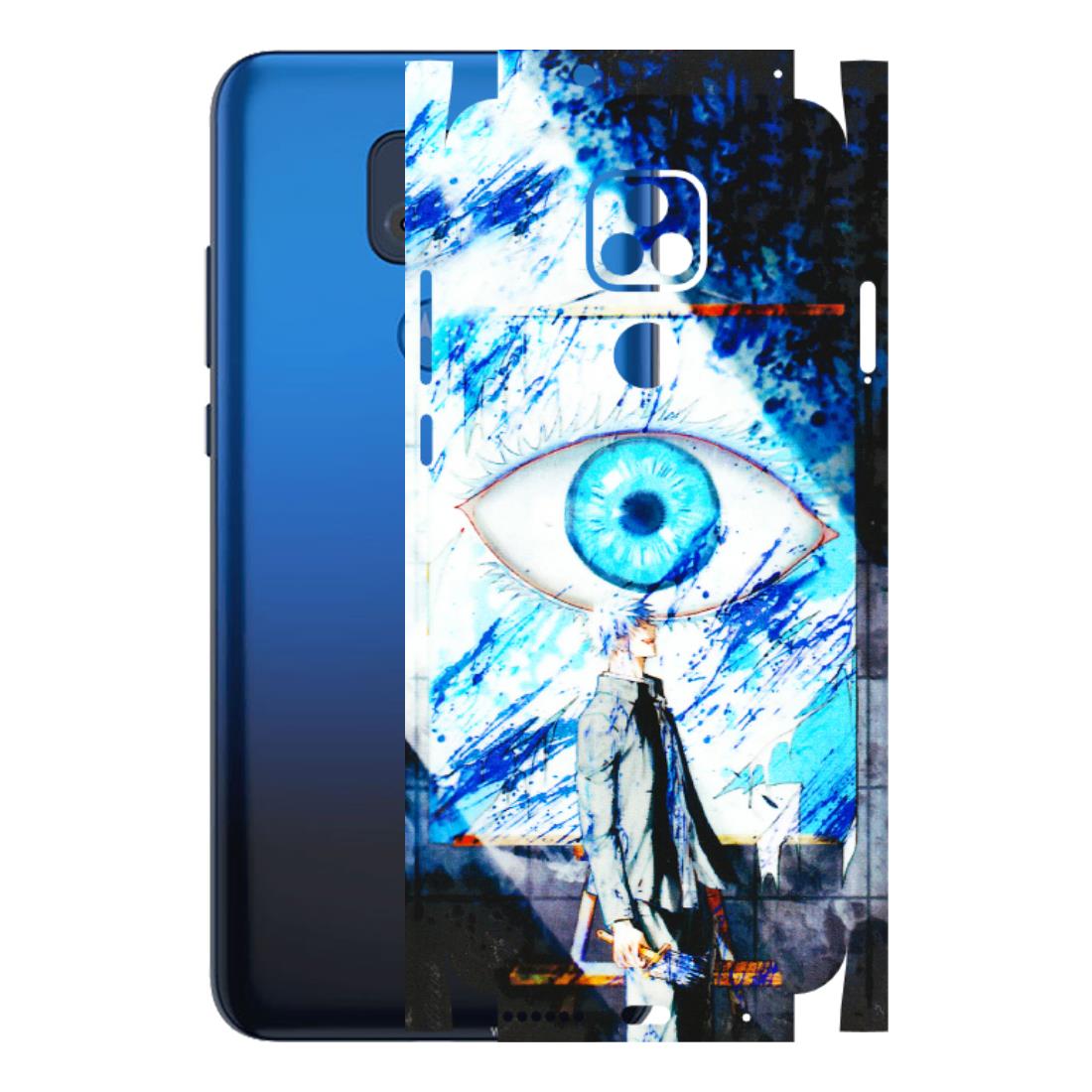 Motorola Phone Skins (All Models) - Gojo Satoru evil eye - 3D Embossed Finish (L-239) Motorola Moto G Play
