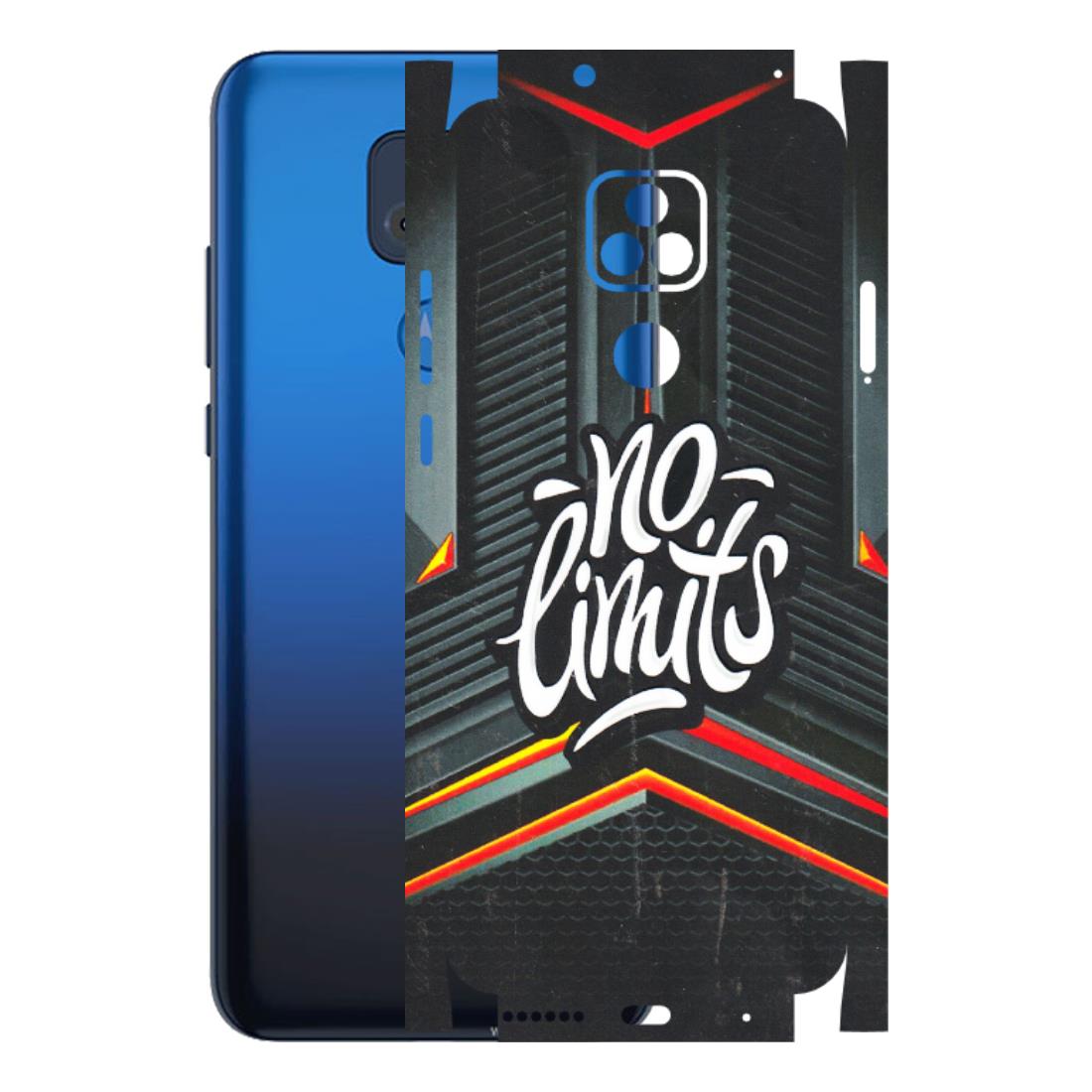 Motorola Phone Skins (All Models) - No Limits - 3D Embossed Finish (L-286) Motorola Moto G Play