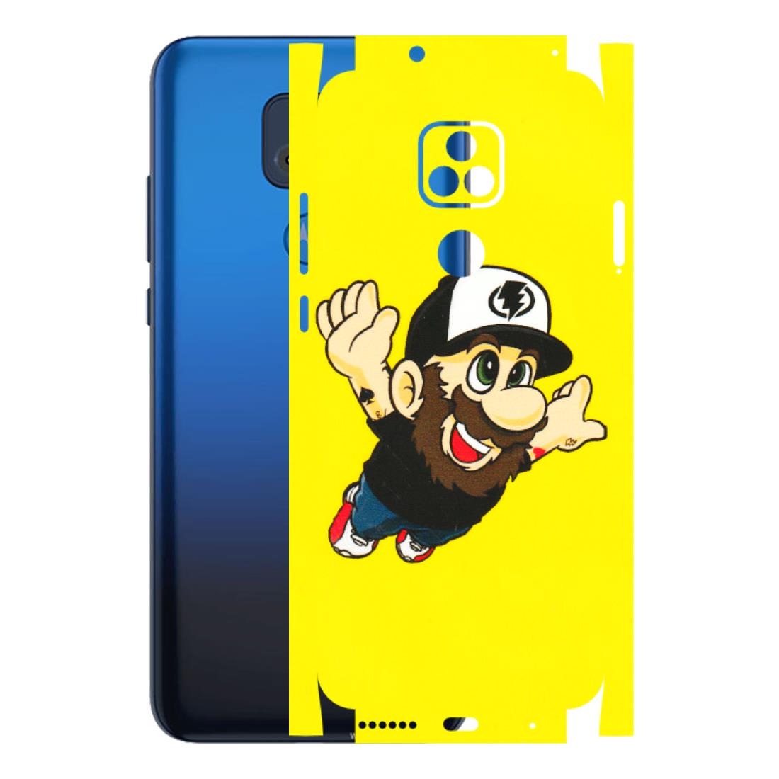 Motorola Phone Skins (All Models) - Flying Beardo - 3D Embossed Finish (L-60) Motorola Moto G Play