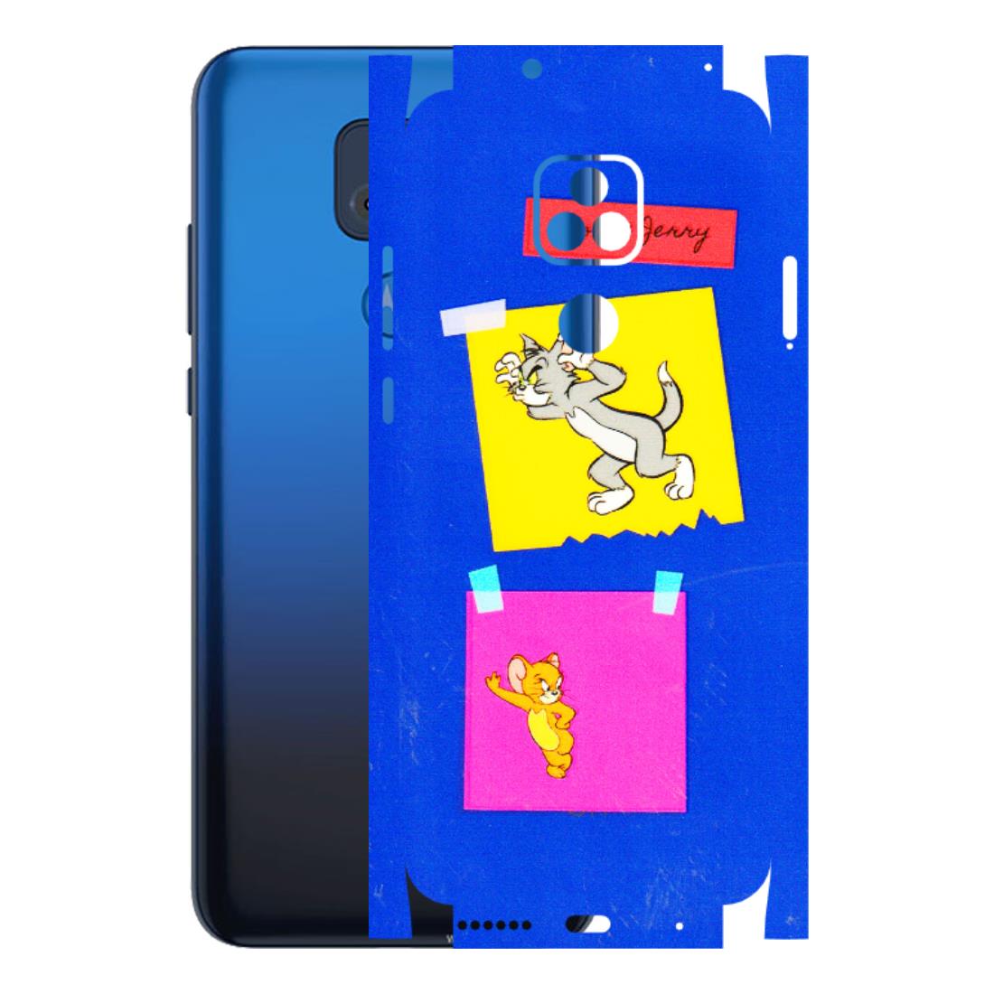Motorola Phone Skins (All Models) - Tom N Jerry Sticky Notes - 3D Embossed Finish (L-88) Motorola Moto G Play