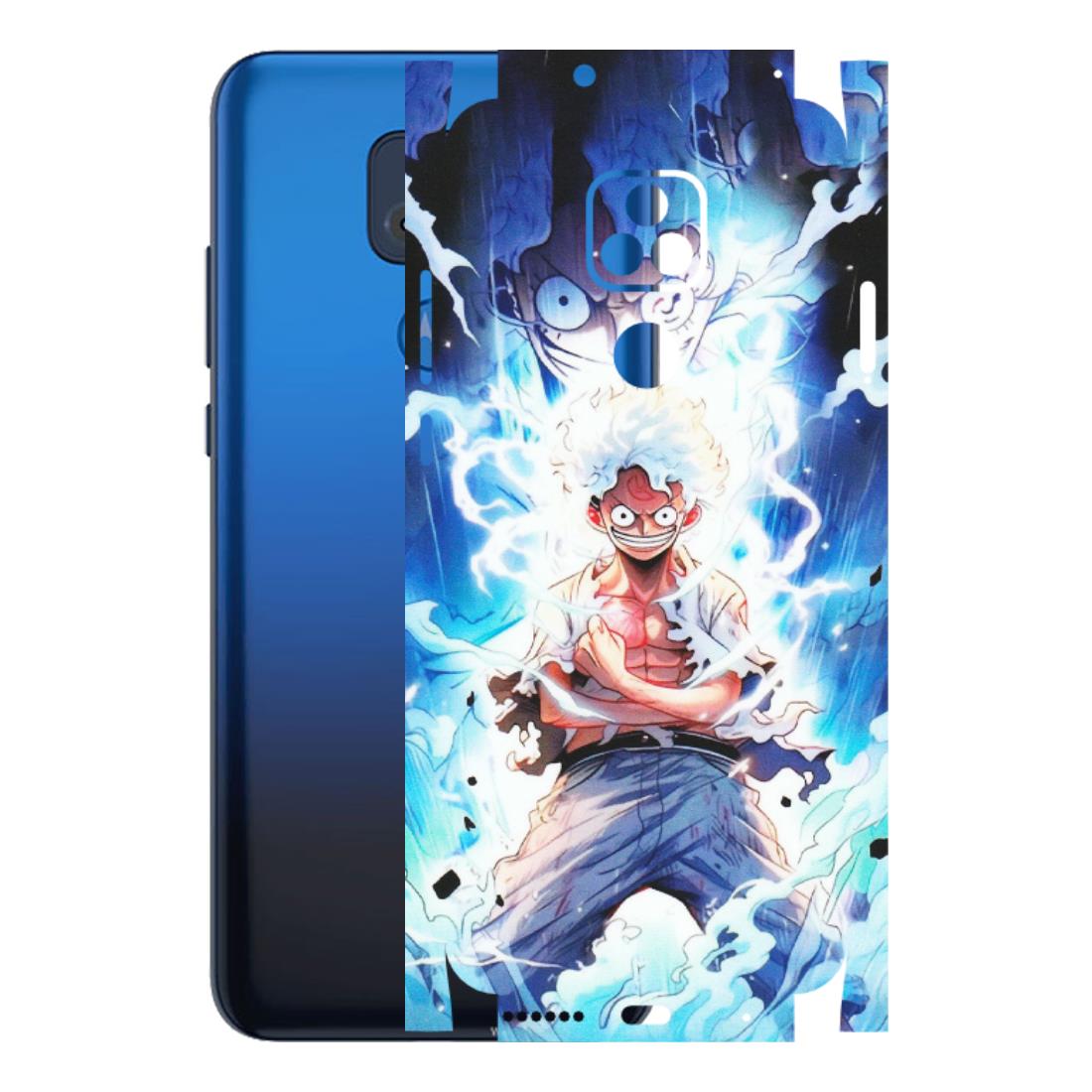 Motorola Phone Skins (All Models) - Blue Thunder Luffy Anime - Matte Finish (M-132) Motorola Moto G Play