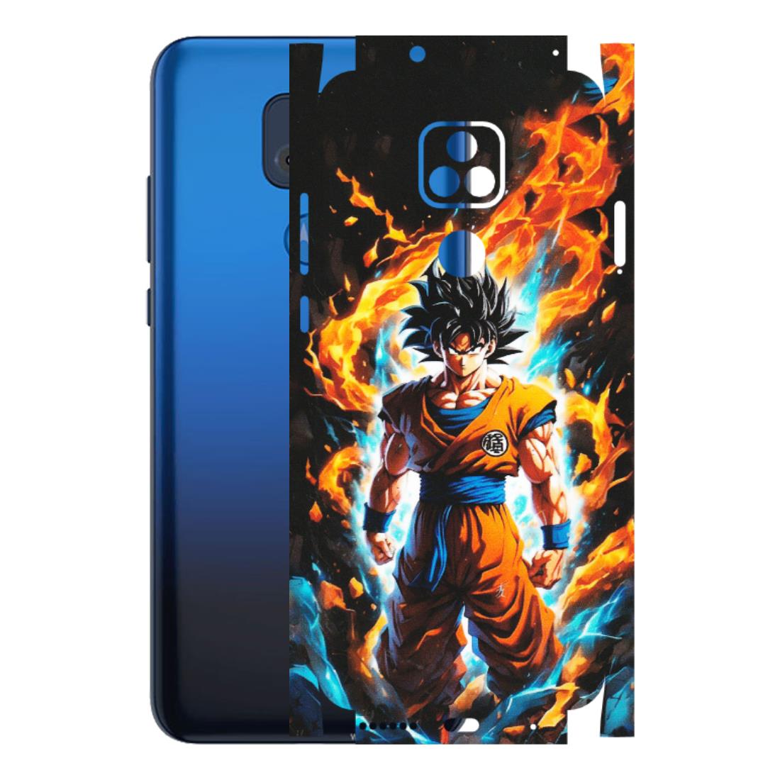 Motorola Phone Skins (All Models) - Goku Transformation Anime - Matte Finish (M-159) Motorola Moto G Play