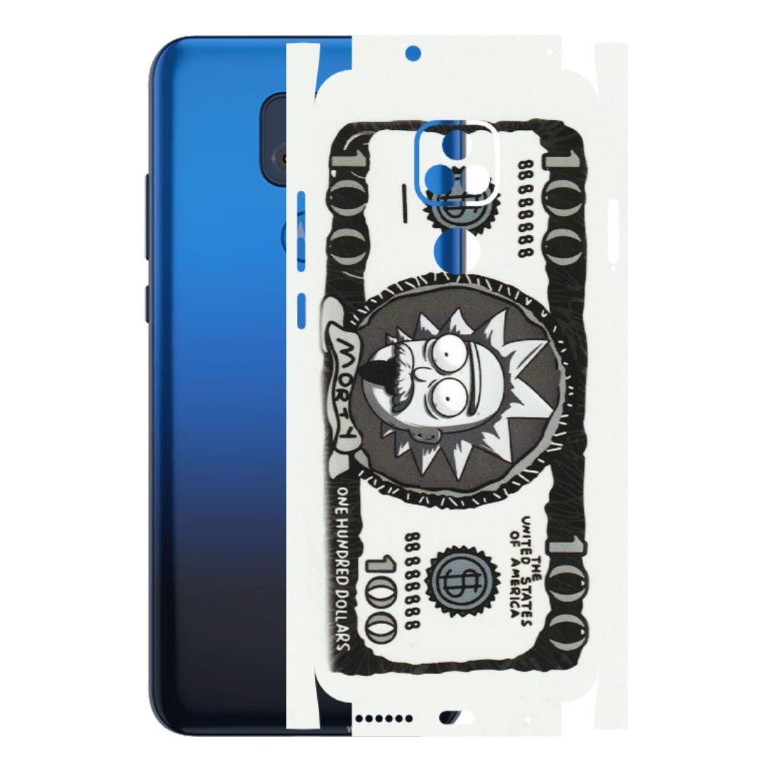 Motorola Phone Skins (All Models) - Rick And Morty Hundred Dollar Anime - Matte Finish (M-161) Motorola Moto G Play
