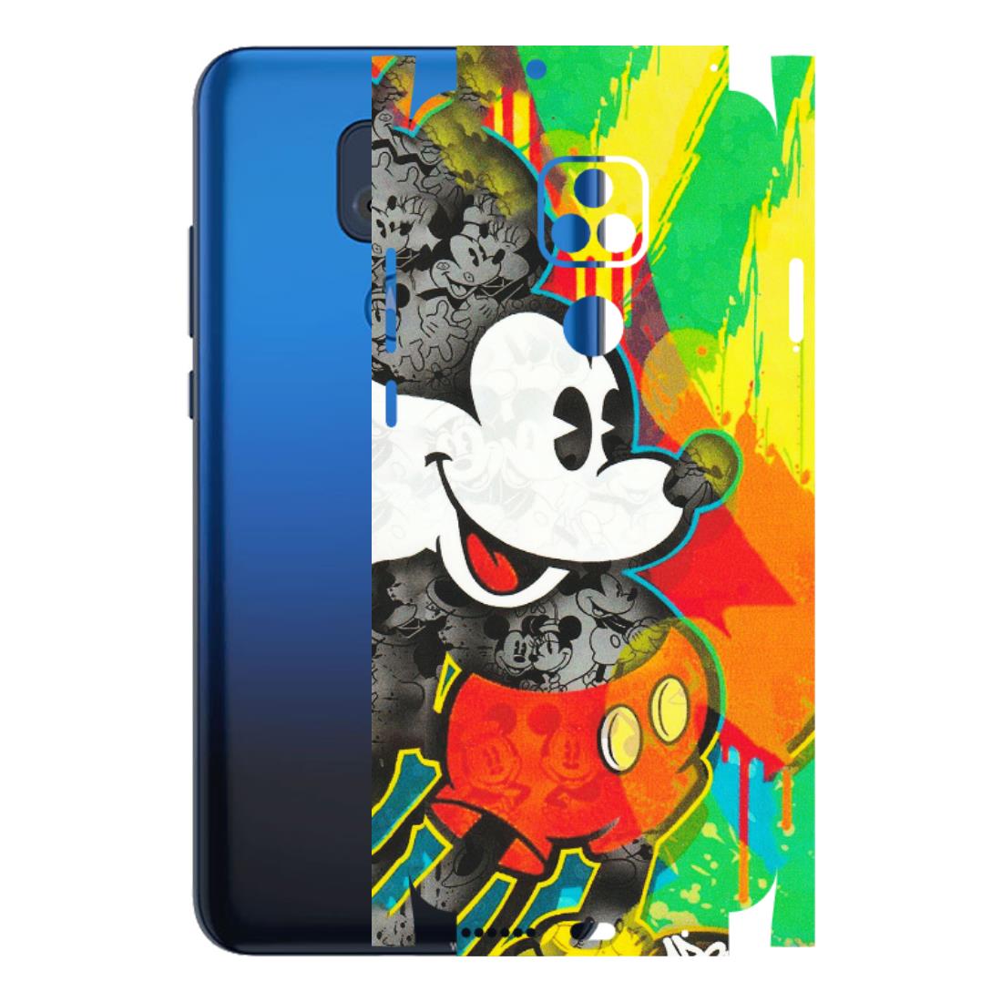 Motorola Phone Skins (All Models) - Multiple Mickey With Colourful Texture - Matte Finish (M-84) Motorola Moto G Play