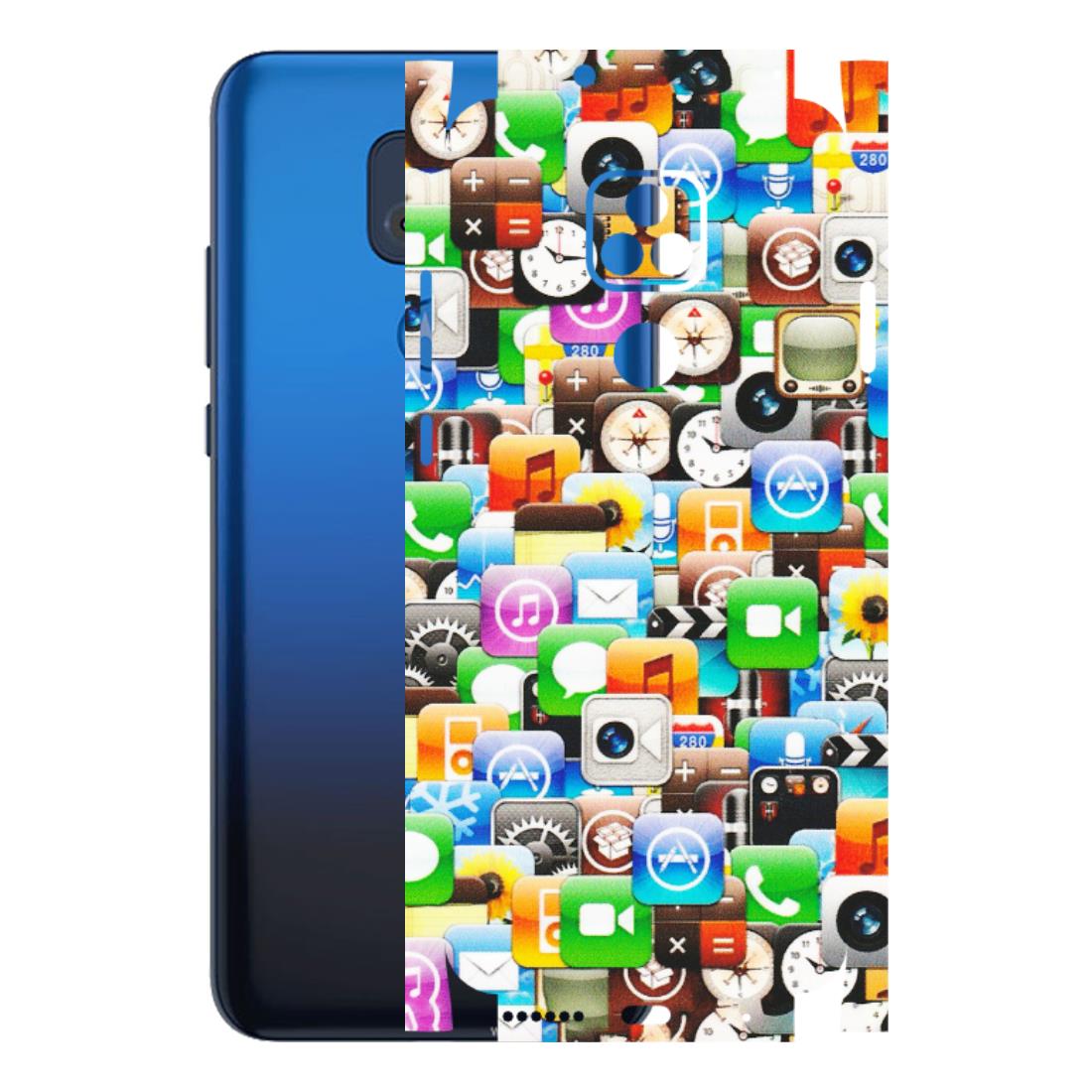 Motorola Phone Skins (All Models) - All Apple Icons - Matte Finish (M-93) Motorola Moto G Play