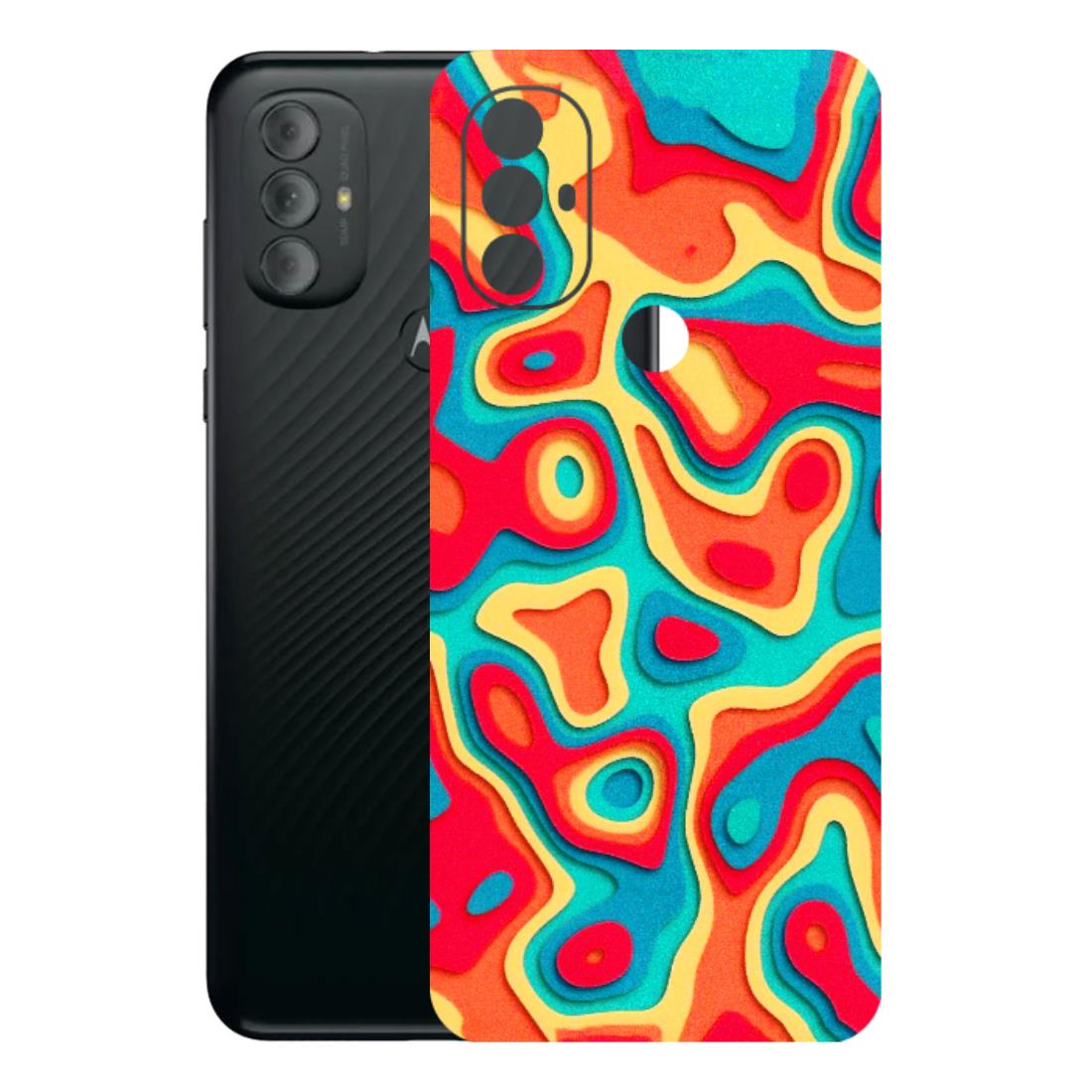 Motorola Phone Skins (All Models) - Abstract Swirl - 3D Embossed Finish (L-150) Motorola Moto G Power