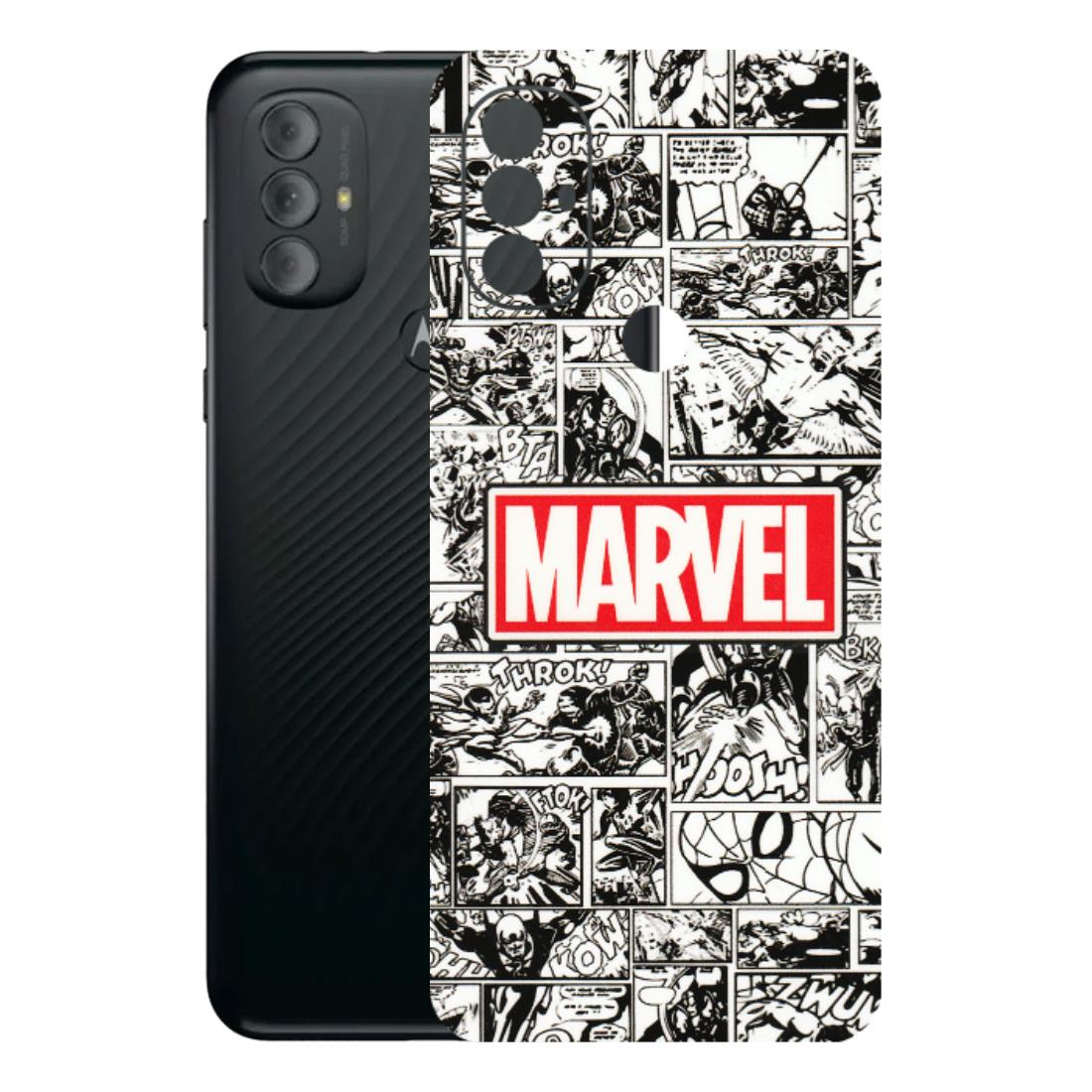 Motorola Phone Skins (All Models) - Marvel Comic - 3D Embossed Finish (L-171) Motorola Moto G Power