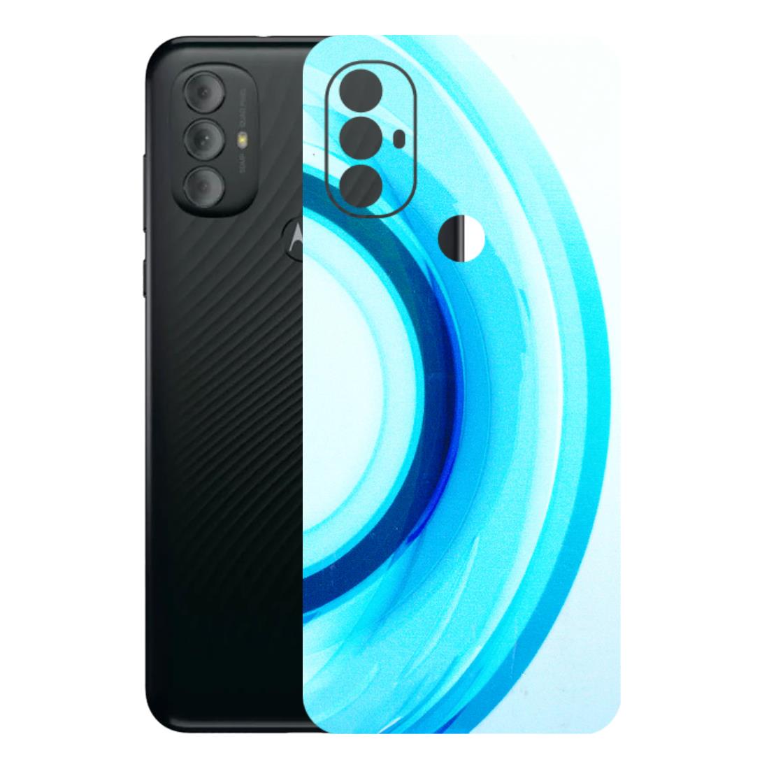 Motorola Phone Skins (All Models) - The Blue Curve - 3D Embossed Finish (L-244) Motorola Moto G Power