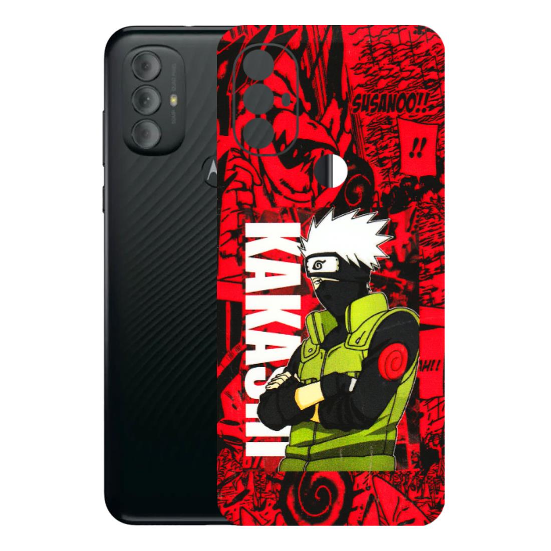 Motorola Phone Skins (All Models) - Kakashi Red Anime - 3D Embossed Finish (L-251) Motorola Moto G Power