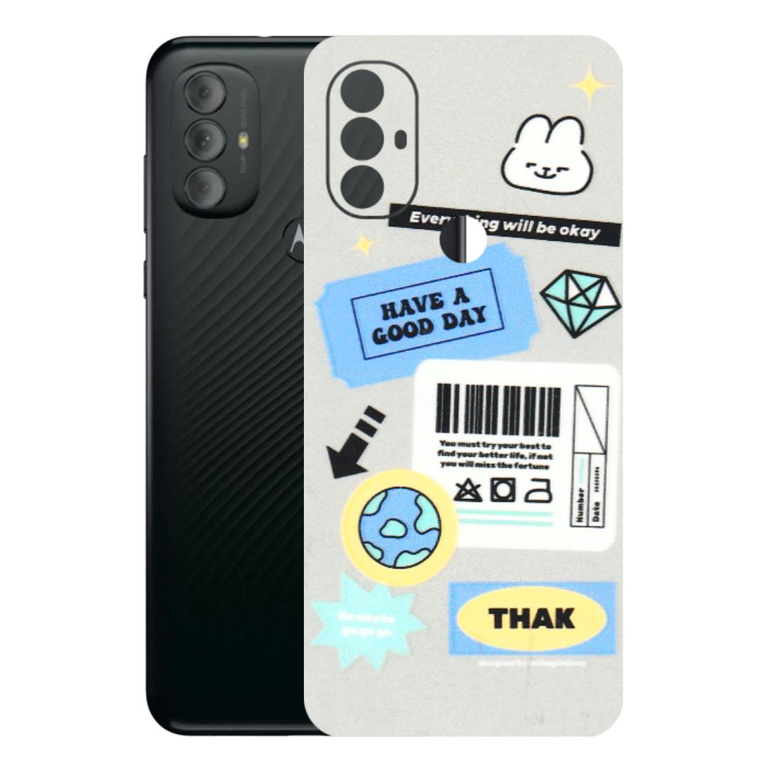 Motorola Phone Skins (All Models) - Will Be Okay Design - 3D Embossed Finish (L-316) Motorola Moto G Power
