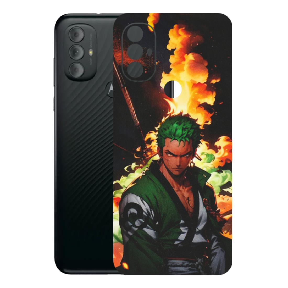 Motorola Phone Skins (All Models) - Roronoa Zoro - Matte Finish (M-102) Motorola Moto G Power