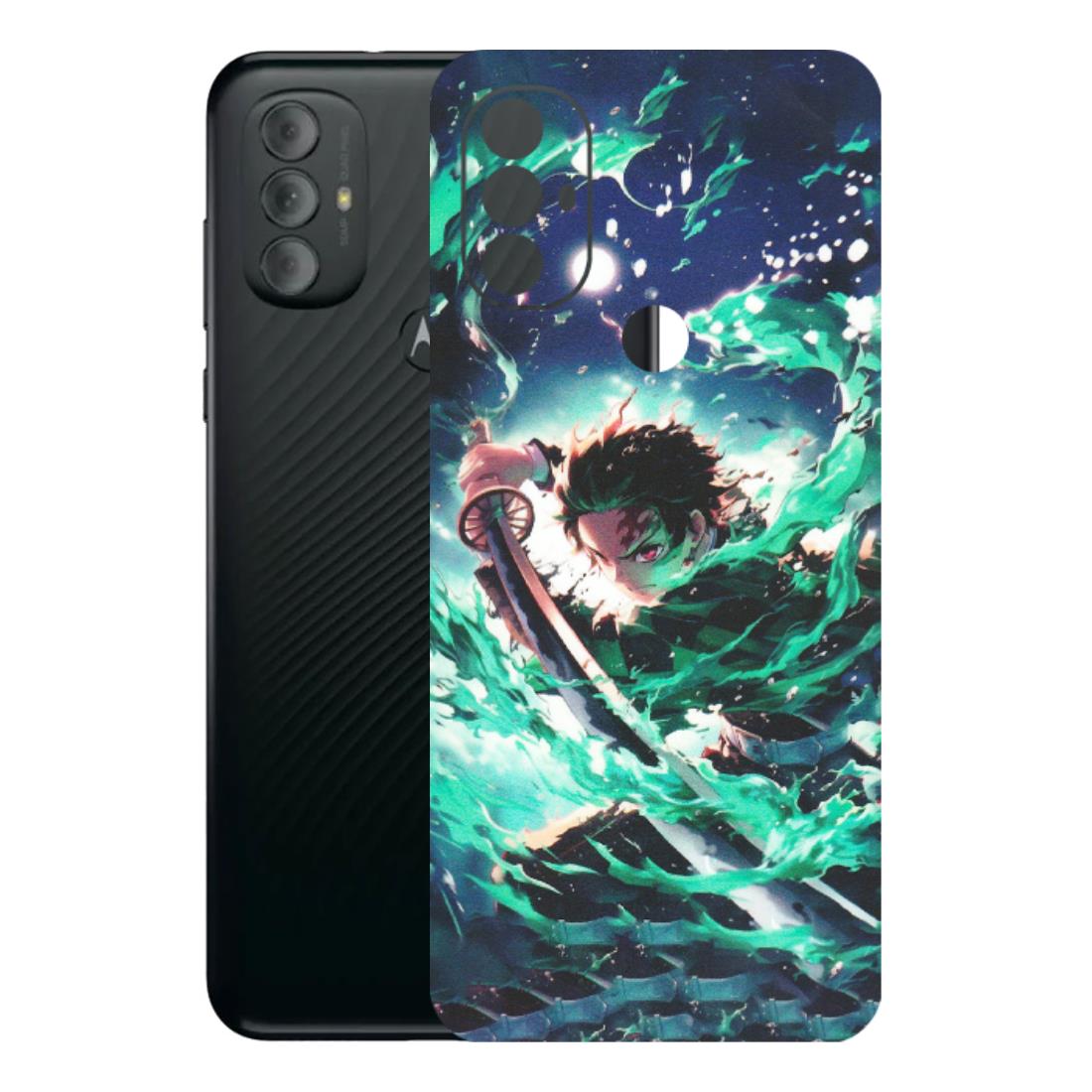 Motorola Phone Skins (All Models) - Sword Fighter Anime - Matte Finish (M-29) Motorola Moto G Power
