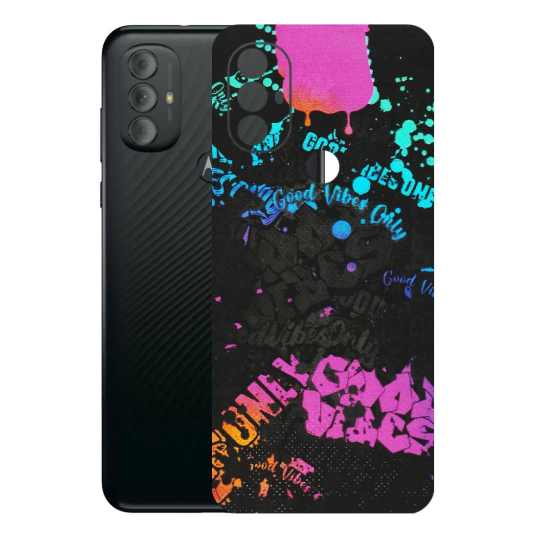 Motorola Phone Skins (All Models) - Majestic Black Vibes - Matte Finish (M-62) Motorola Moto G Power