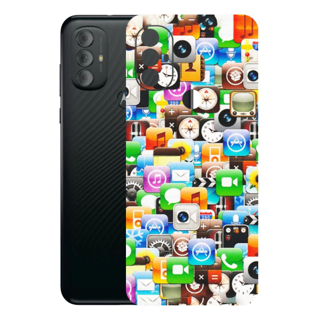 Motorola Phone Skins (All Models) - All Apple Icons - Matte Finish (M-93) Motorola Moto G Power