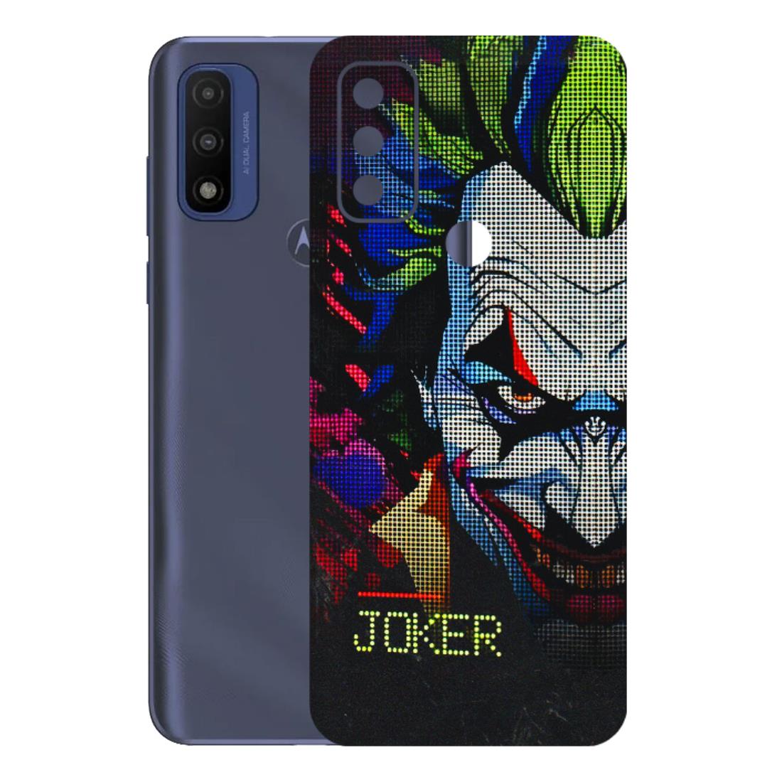 Motorola Phone Skins (All Models) - Joker Dot Matrix - 3D Embossed Finish (L-08) Motorola Moto G Pure