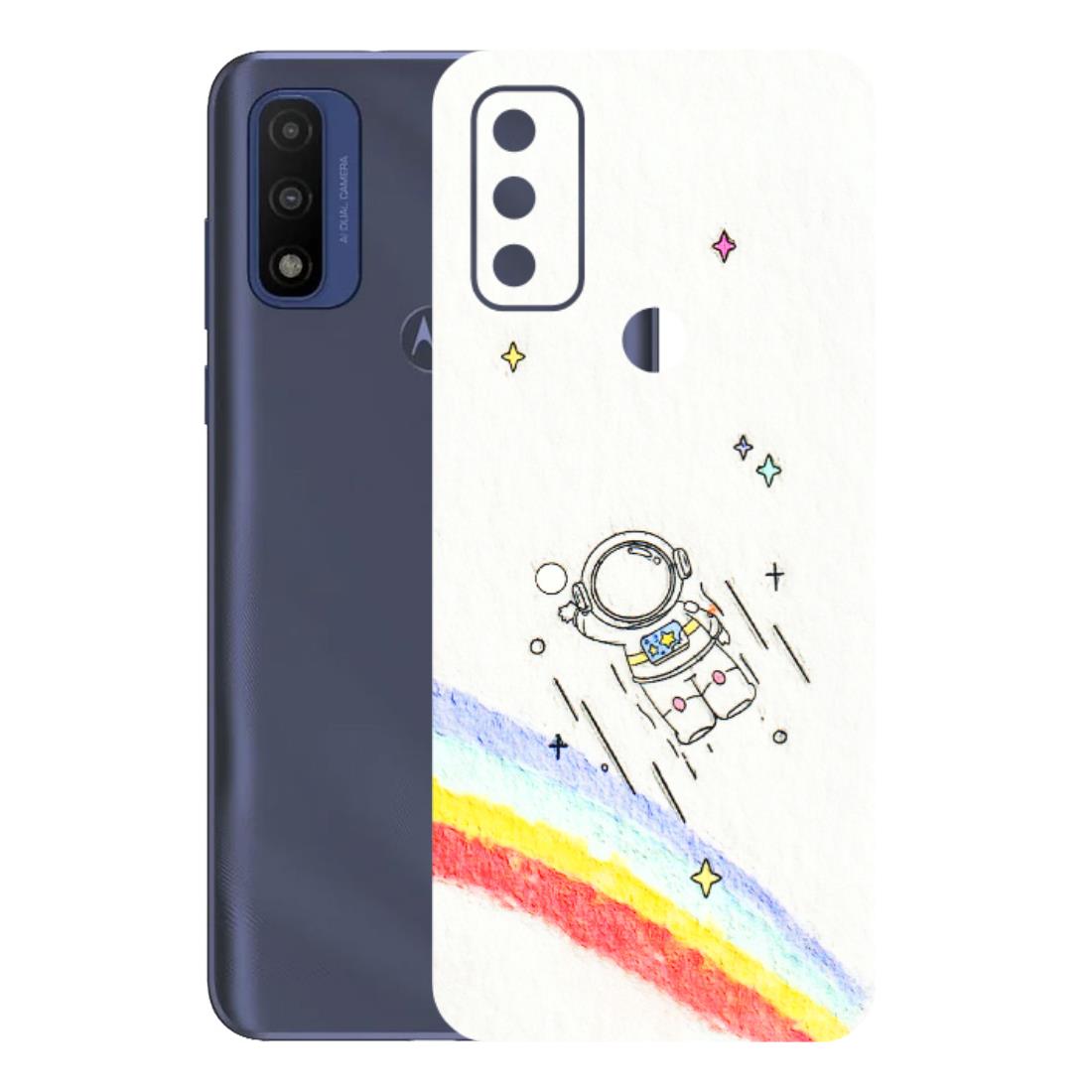 Motorola Phone Skins (All Models) - Milkyway Astronaut - 3D Embossed Finish (L-110) Motorola Moto G Pure