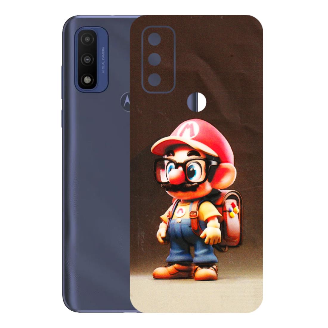 Motorola Phone Skins (All Models) - Little Mario - 3D Embossed Finish (L-119) Motorola Moto G Pure
