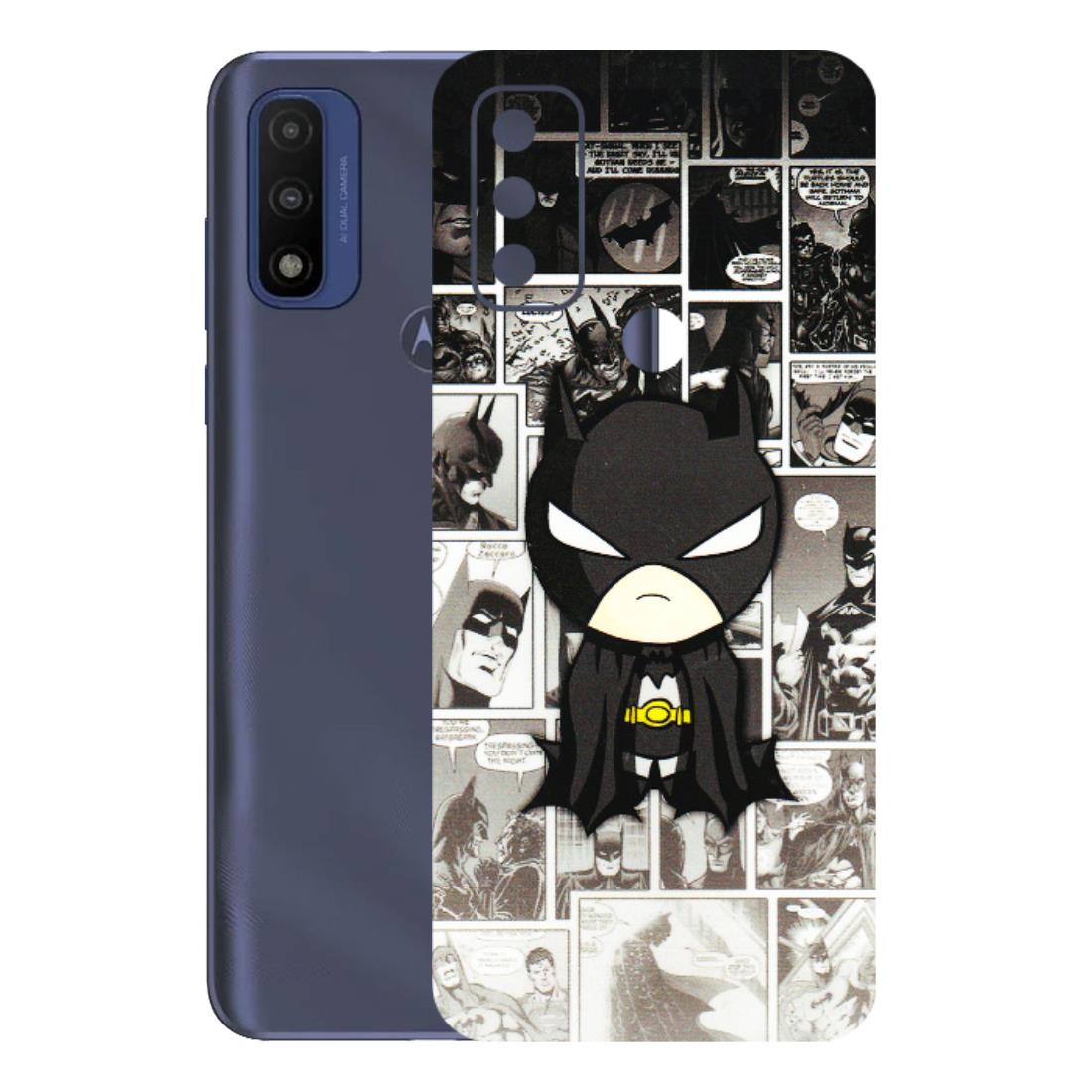 Motorola Phone Skins (All Models) - Toon Batman - 3D Embossed Finish (L-182) Motorola Moto G Pure