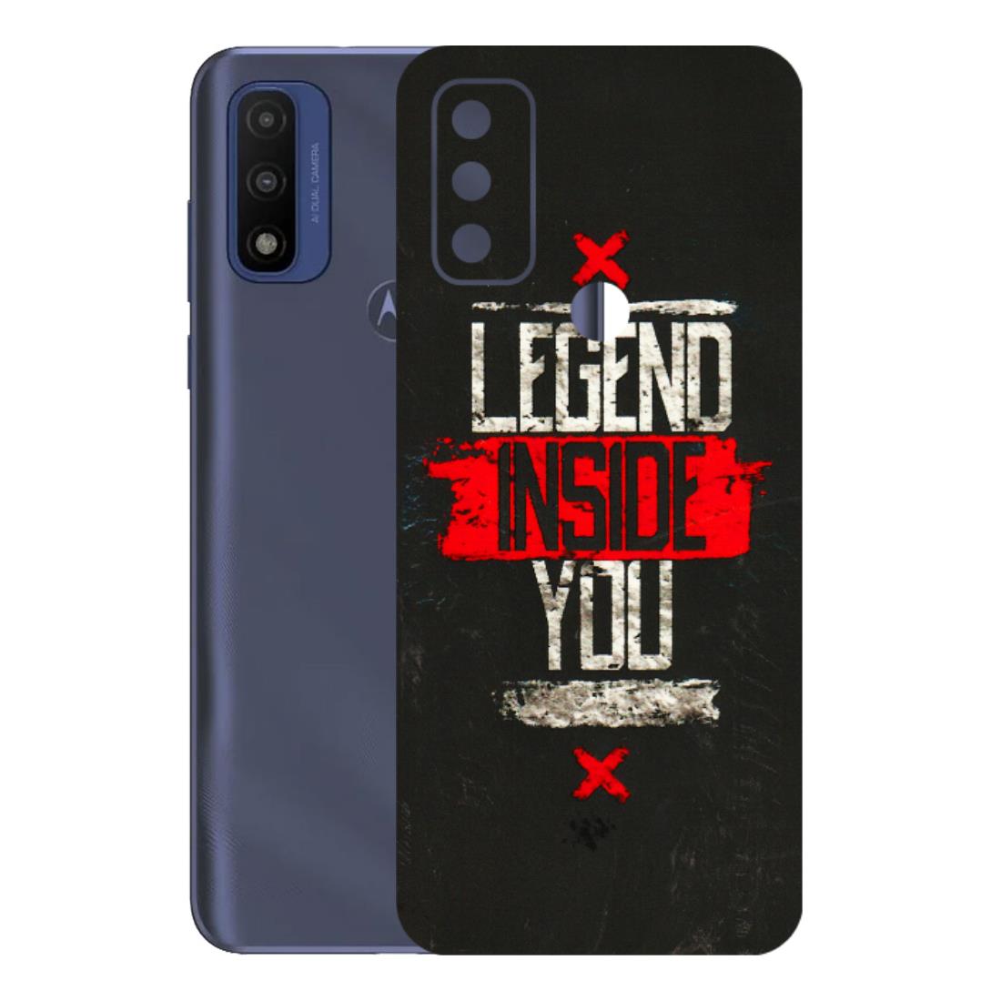 Motorola Phone Skins (All Models) - Legend Inside You - 3D Embossed Finish (L-186) Motorola Moto G Pure