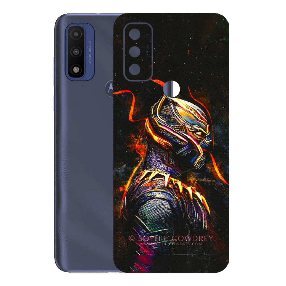 Motorola Phone Skins (All Models) - Black Panther - 3D Embossed Finish (L-190) Motorola Moto G Pure