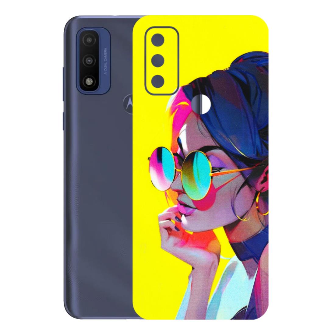 Motorola Phone Skins (All Models) - Bold Stylish Girl - 3D Embossed Finish (L-222) Motorola Moto G Pure