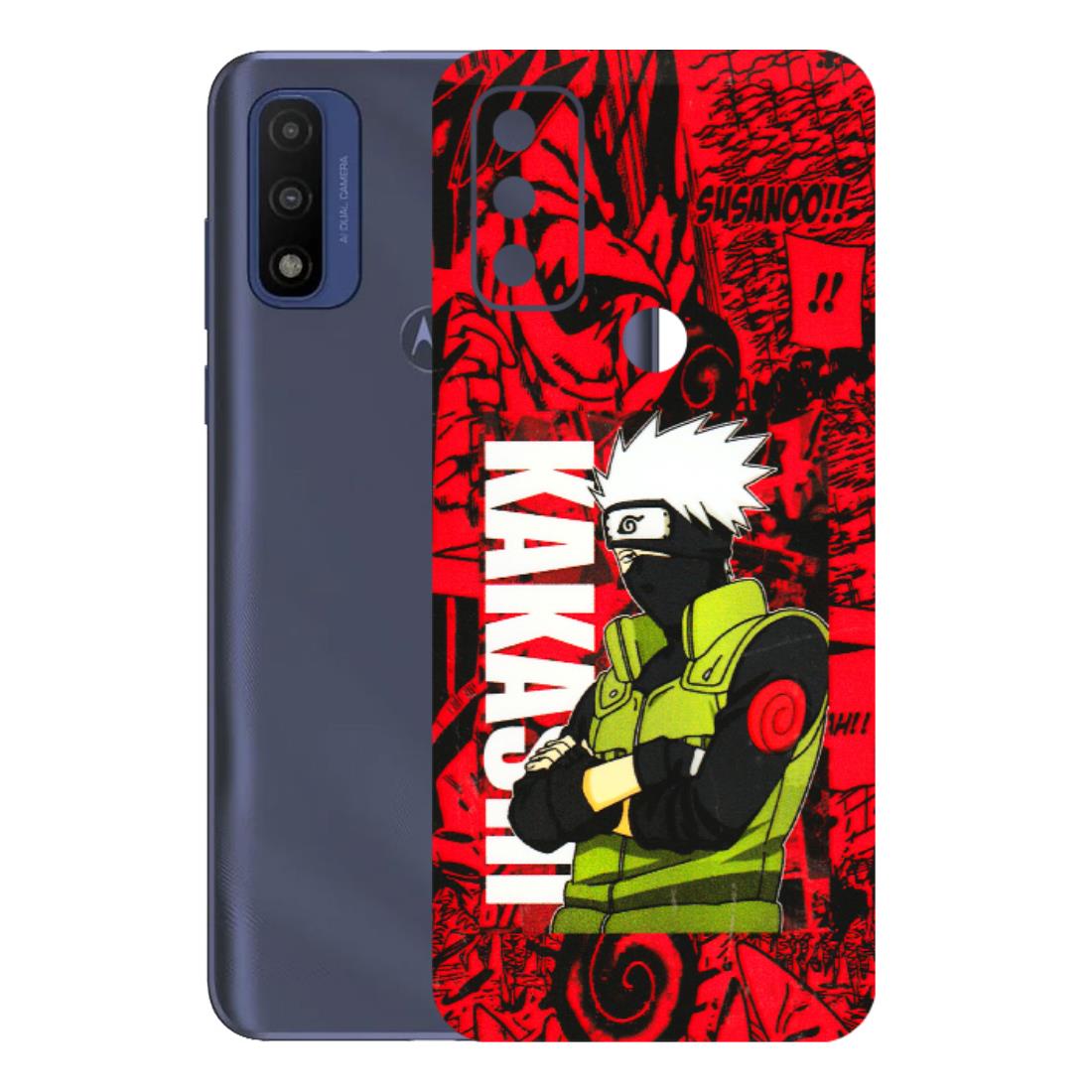 Motorola Phone Skins (All Models) - Kakashi Red Anime - 3D Embossed Finish (L-251) Motorola Moto G Pure