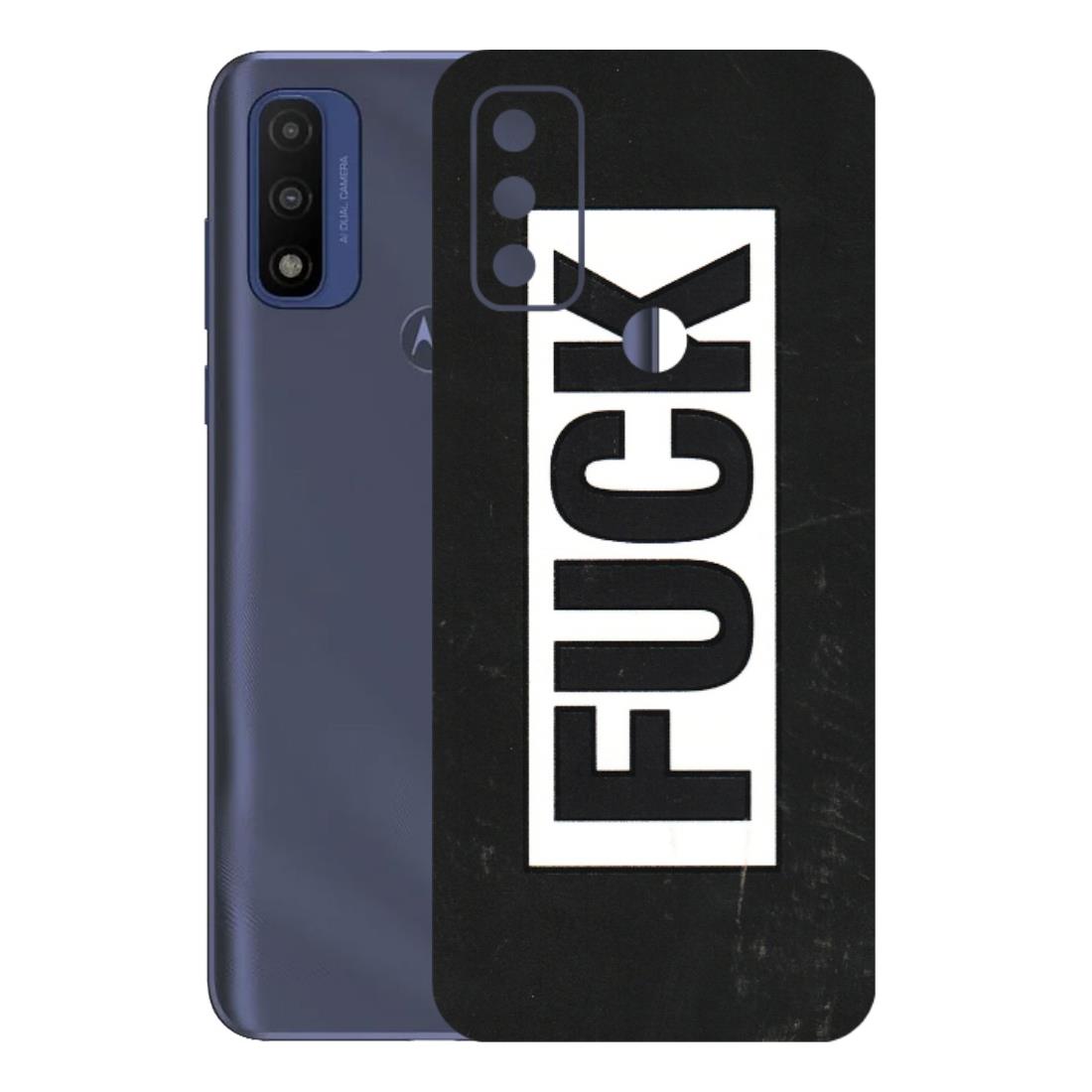 Motorola Phone Skins (All Models) - The F Word - 3D Embossed Finish (L-255) Motorola Moto G Pure