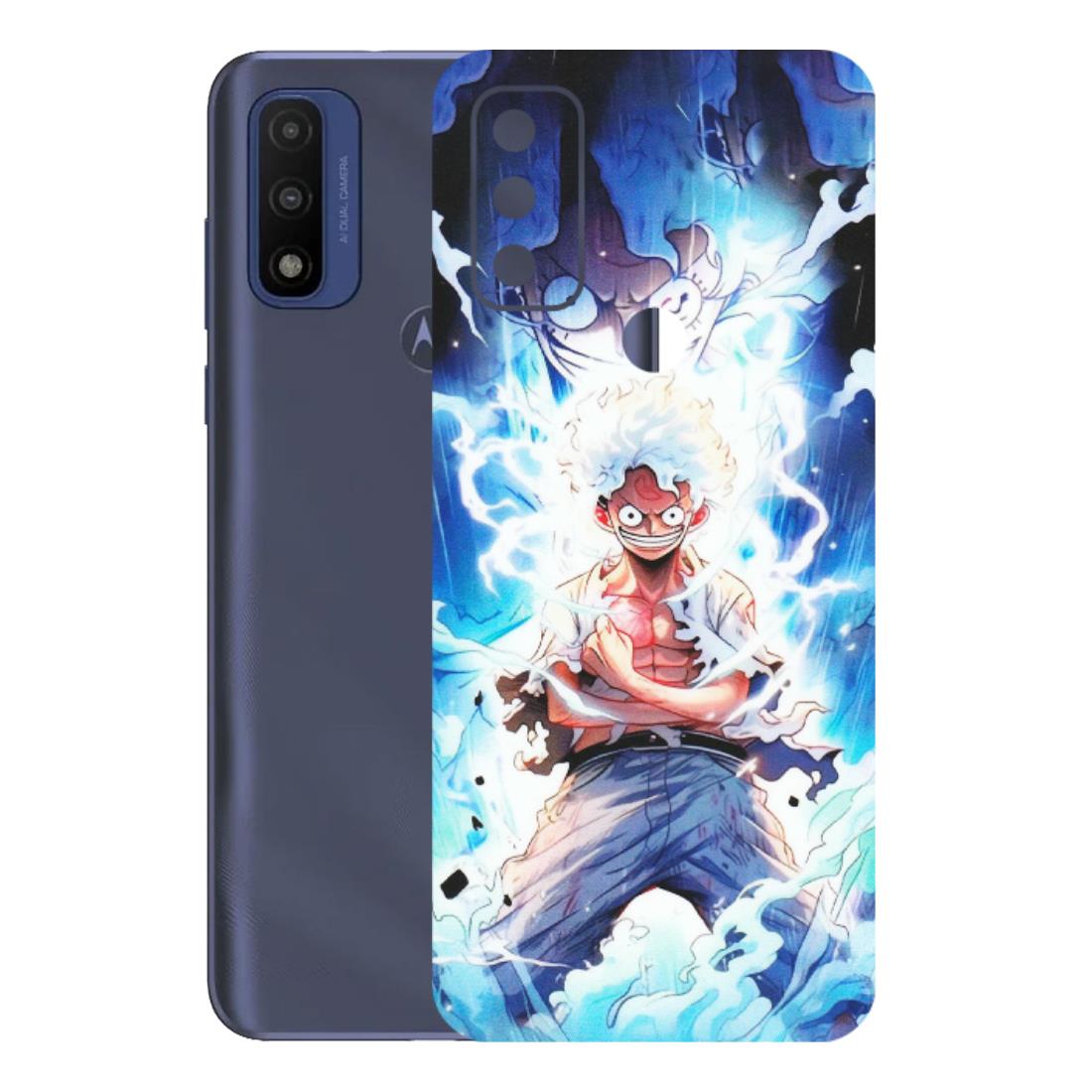 Motorola Phone Skins (All Models) - Blue Thunder Luffy Anime - Matte Finish (M-132) Motorola Moto G Pure