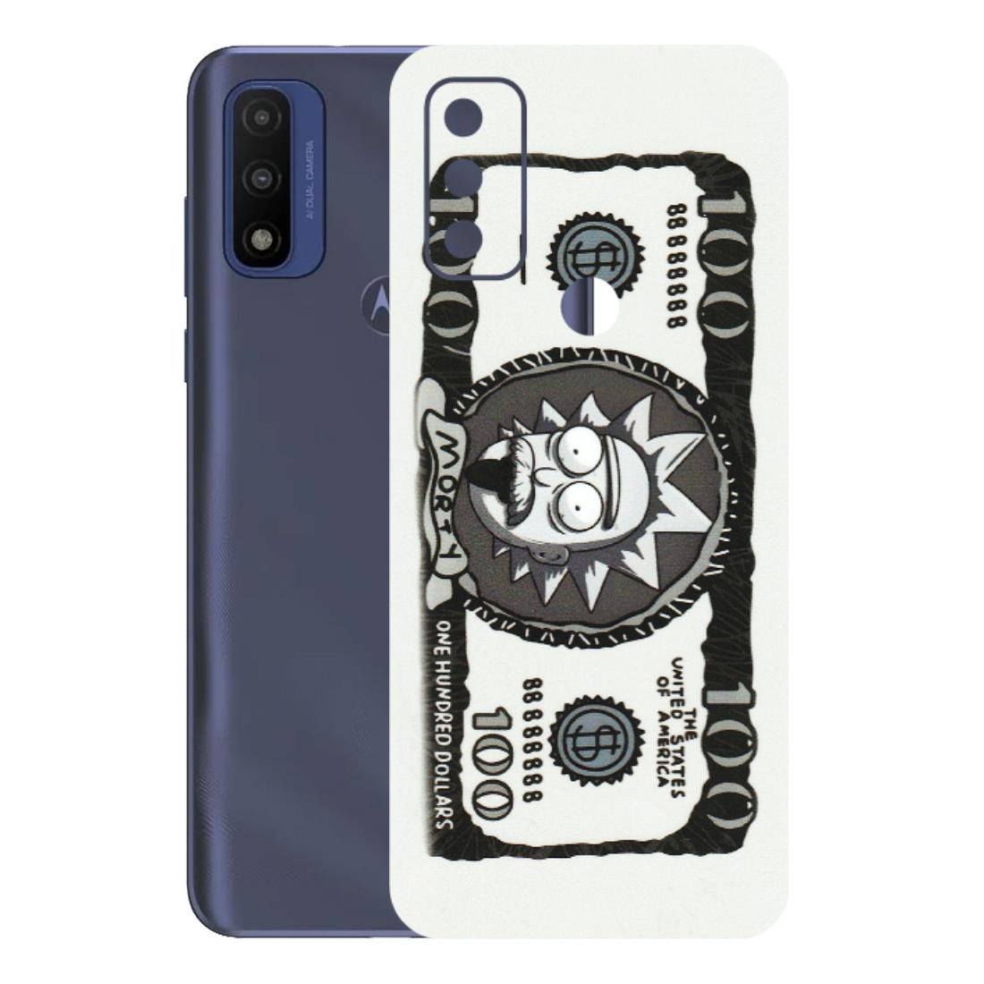 Motorola Phone Skins (All Models) - Rick And Morty Hundred Dollar Anime - Matte Finish (M-161) Motorola Moto G Pure