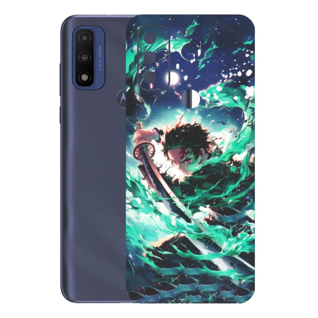 Motorola Phone Skins (All Models) - Sword Fighter Anime - Matte Finish (M-29) Motorola Moto G Pure