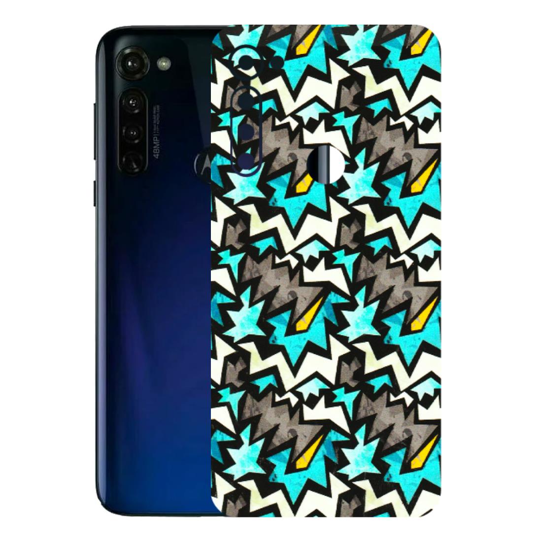 Motorola Phone Skins (All Models) - Funky Zig Zag - 3D Embossed Finish (L-223) Motorola Moto G Stylus