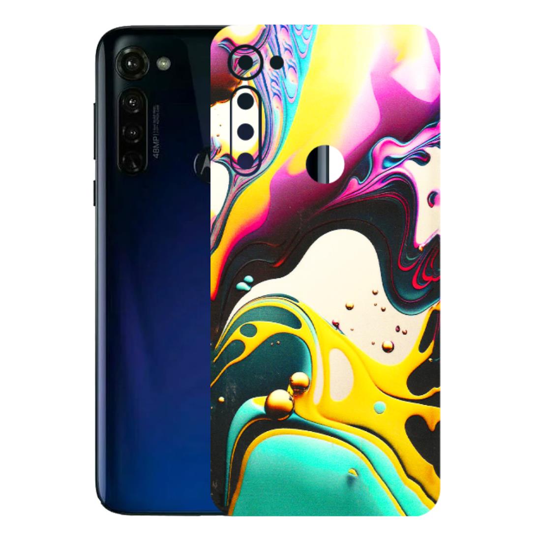 Motorola Phone Skins (All Models) - Multicolor Abstract pattern - 3D Embossed Finish (L-254) Motorola Moto G Stylus