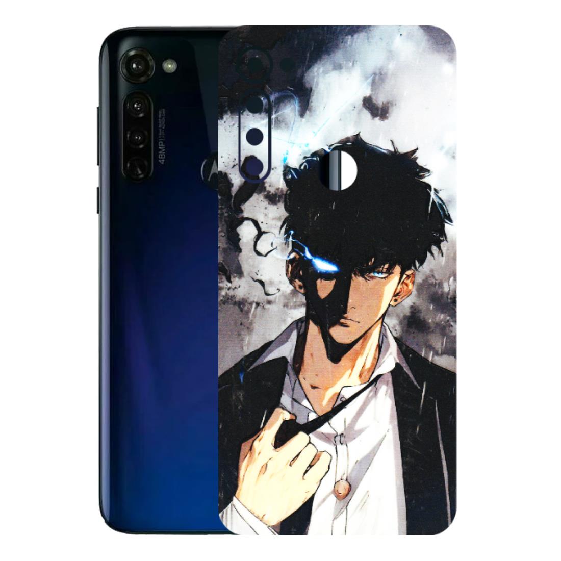 Motorola Phone Skins (All Models) - Sung Jinwoo Manhwa Anime - 3D Embossed Finish (L-328) Motorola Moto G Stylus