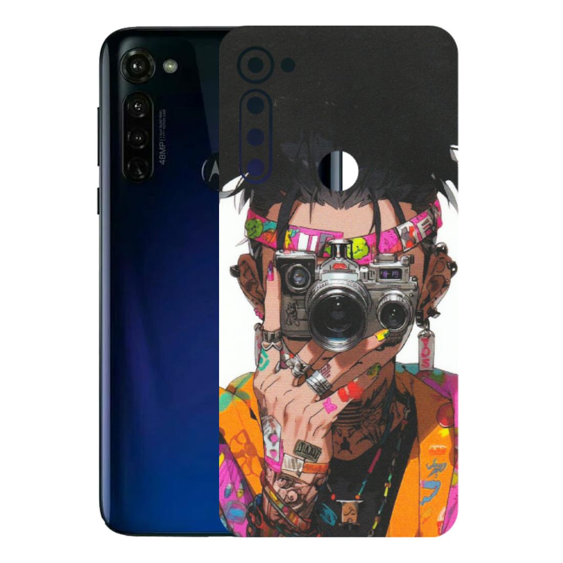 Motorola Phone Skins (All Models) - Camera Lover Girl - Matte Finish (M-09) Motorola Moto G Stylus