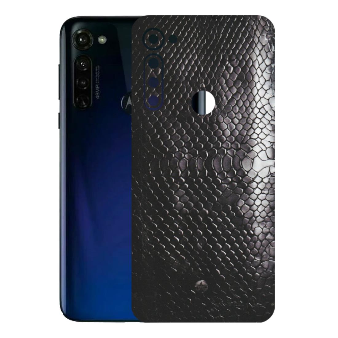 Motorola Phone Skins (All Models) - Black Snack Leather - Matte Finish (M-147) Motorola Moto G Stylus