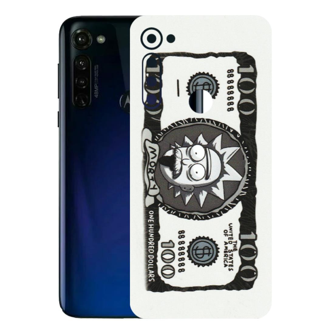 Motorola Phone Skins (All Models) - Rick And Morty Hundred Dollar Anime - Matte Finish (M-161) Motorola Moto G Stylus