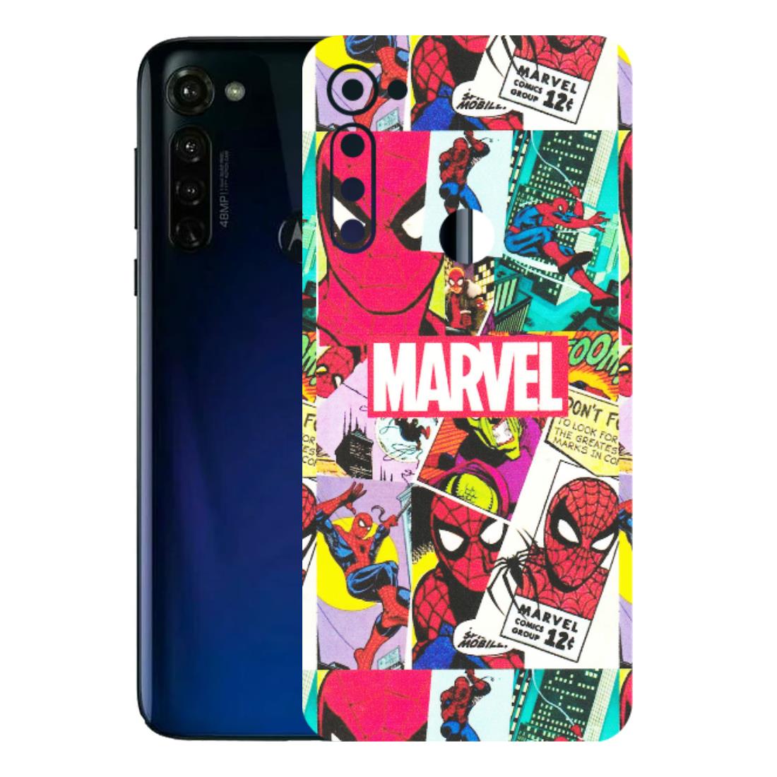 Motorola Phone Skins (All Models) - Marvel Comic Spiderman Grafitti - Matte Finish (M-72) Motorola Moto G Stylus