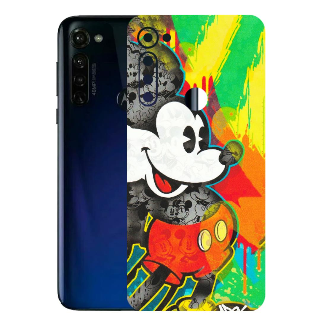 Motorola Phone Skins (All Models) - Multiple Mickey With Colourful Texture - Matte Finish (M-84) Motorola Moto G Stylus