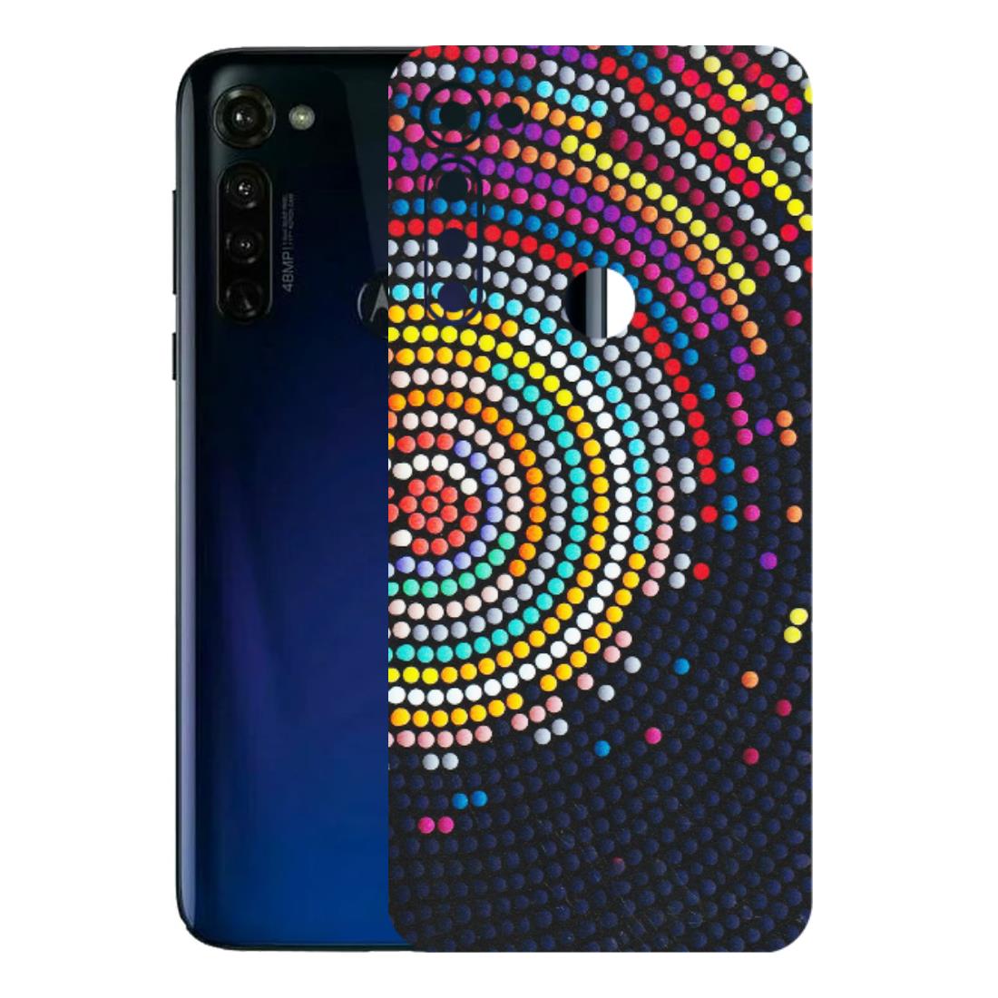 Motorola Phone Skins (All Models) - Rainbow Dot Mandala - Matte Finish (M-97) Motorola Moto G Stylus