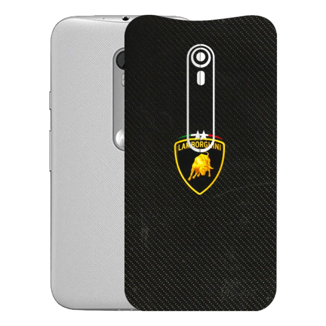 Motorola Phone Skins (All Models) - Dotted Lambo - 3D Embossed Finish (L-105) Motorola Moto G Turbo