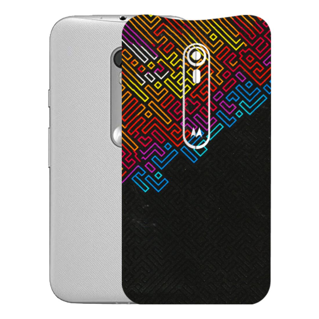 Motorola Phone Skins (All Models) - Dotme Pattern Art - 3D Embossed Finish (L-121) Motorola Moto G Turbo