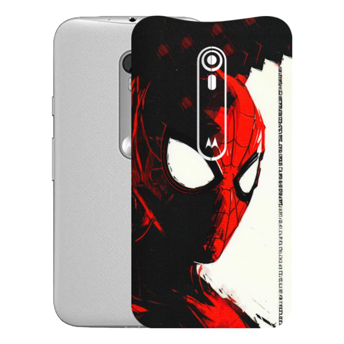 Motorola Phone Skins (All Models) - Spiderman Killer Face - 3D Embossed Finish (L-17) Motorola Moto G Turbo
