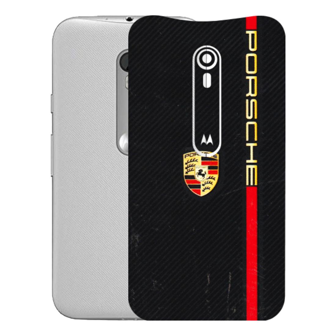 Motorola Phone Skins (All Models) - Premium Porsche - 3D Embossed Finish (L-225) Motorola Moto G Turbo