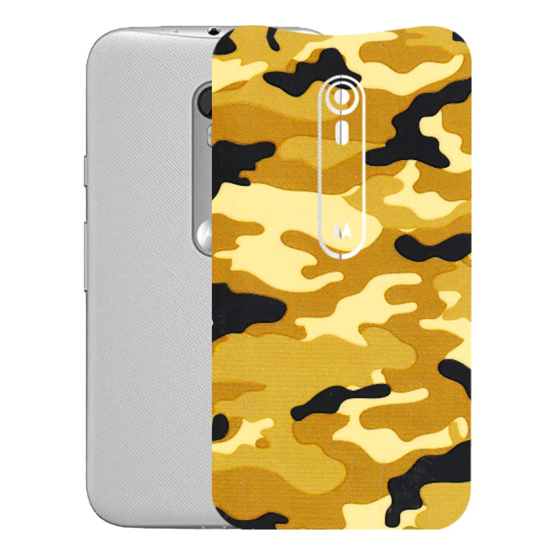 Motorola Phone Skins (All Models) - Indian Camo - 3D Embossed Finish (L-228) Motorola Moto G Turbo