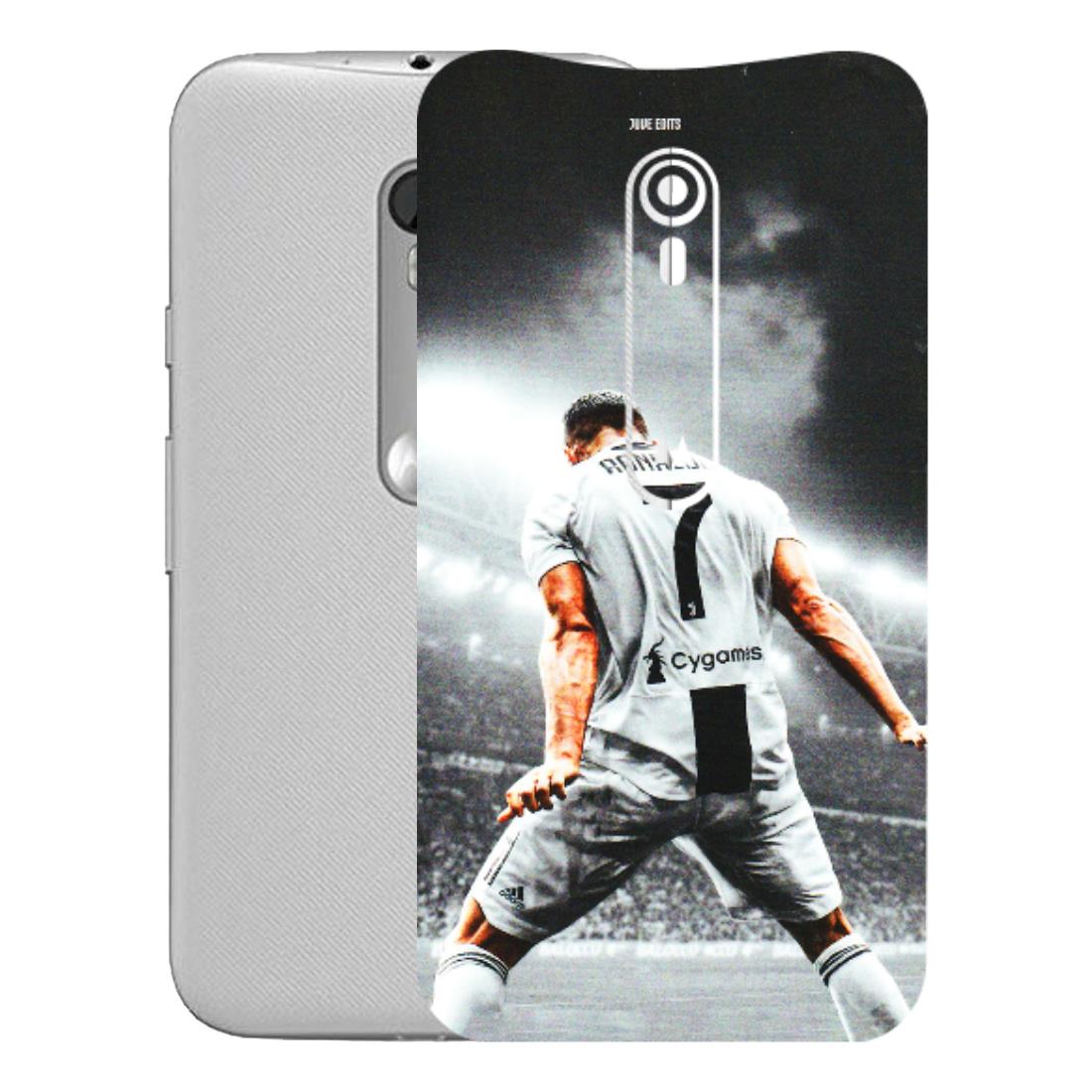 Motorola Phone Skins (All Models) - Ronaldo CR7 Crazy - 3D Embossed Finish (L-44) Motorola Moto G Turbo